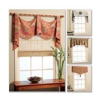 McCalls Homeware Sewing Pattern 5872 Window Swags & Valances