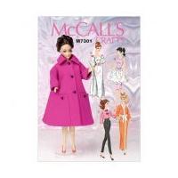 McCalls Doll Clothes Easy Sewing Pattern 7301 Complete Wardrobe