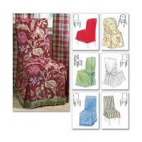 McCalls Homeware Sewing Pattern 4404 Chair Covers