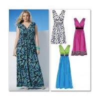 McCalls Ladies Plus Size Easy Sewing Pattern 6073 Summer Dresses In 3 Lengths