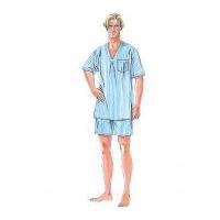 mccalls mens easy sewing pattern 6231 dressing gown pyjamas