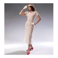 McCalls Ladies Sewing Pattern 7153 Vintage Style Dress & Belt