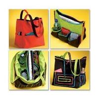 McCalls Ladies Easy Sewing Pattern 4851 Ladies Practical & Stylish Handbags