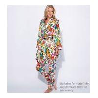 McCalls Ladies Easy Sewing Pattern 6659 Pyjamas & Dressing Gown