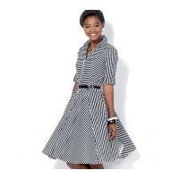 McCalls Ladies Sewing Pattern 7084 Shirt Dresses & Belt