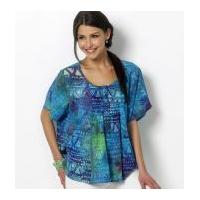 McCalls Ladies Easy Sewing Pattern 6962 Loose Fit Summer Tops