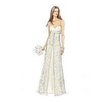 mccalls ladies sewing pattern 6030 lined evening wedding dresses