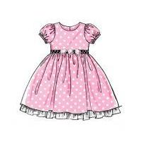 McCalls Childrens Easy Sewing Pattern 5793 Summer Dresses & Sash