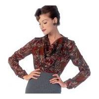 mccalls ladies sewing pattern 7053 vintage style blouse tops