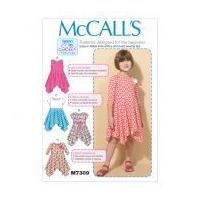 mccalls girls easy learn to sew sewing pattern 7309 handkerchief hem d ...