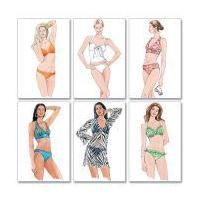 mccalls ladies sewing pattern 5400 bikini39s beach cover ups