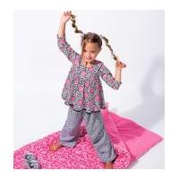 McCalls Childrens Easy Sewing Pattern 6643 Pyjamas, Nightie & Sleeping Bag