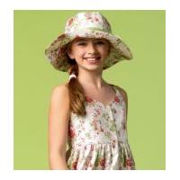 mccalls childrens easy sewing pattern 6919 button up dresses hat