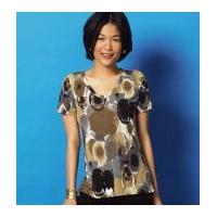 McCalls Ladies Easy Sewing Pattern 6964 Jersey T-Shirt Tops