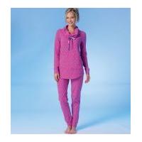 McCalls Ladies Easy Sewing Pattern 7061 Pyjamas, Night Dress & Slippers