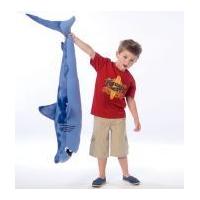 McCalls Childrens Sewing Pattern 7103 Stuffed Shark Soft Toys