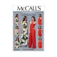 McCalls Ladies Easy Sewing Pattern 7384 Endless Tie Options Dress & Jumpsuit