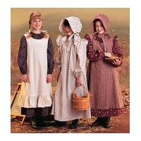 McCalls Girls Sewing Pattern 9424 Historical Pioneer Costumes
