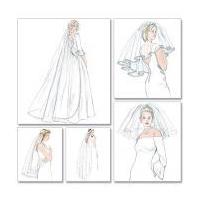 McCalls Ladies Sewing Pattern 4126 Wedding Bridal Veils