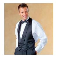 McCalls Men\'s Sewing Pattern 4321 Smart Waistcoat, Bowtie & Cummerbund