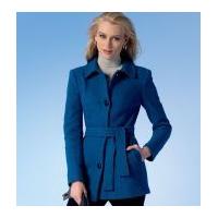 McCalls Ladies Sewing Pattern 7058 Jackets, Coats & Belt