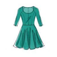 mccalls ladies easy sewing pattern 6754 peplum tops dresses