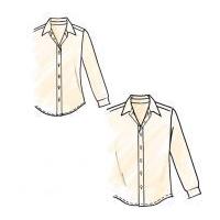 mccalls ladies mens sewing pattern 6613 long short sleeve shirts