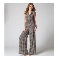 mccalls ladies easy sewing pattern 7133 tops pants jumpsuit