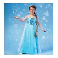 McCalls Girls Sewing Pattern 7000 Elsa Ice Princess Costumes