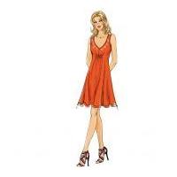 mccalls ladies easy sewing pattern 6074 front gather dresses in 3 leng ...