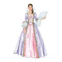 mccalls ladies girls sewing pattern 5731 princess fancy dress costumes