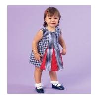 McCalls Baby & Toddler Easy Sewing Pattern 7177 Dresses & Panties