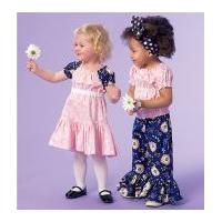 mccalls girls easy sewing pattern 7178 top dress pants