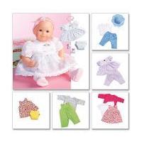McCalls Crafts Sewing Pattern 4338 Baby Doll Clothes