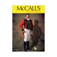 McCalls Mens Sewing Pattern 7457 Embellished Jacket, Pull On Pants & Cravat