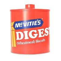 mcvities digestives red biscuit barrel