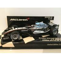 Mclaren Mercedes MP4-20 Juan Pablo Montoya British Grand Prix Winner 2005(1:43 scale)