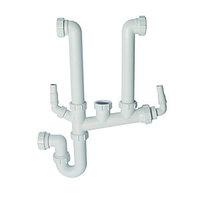 mcalpine ssk2 double bowl space saver kit 38mm