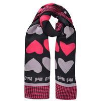 MCQ ALEXANDER MCQUEEN Heart Print Scarf