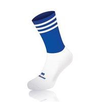 Mc Keever Pro Mid 3 Bar Socks - Youth - White/Royal