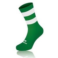 mc keever pro mid hooped socks youth greenwhite