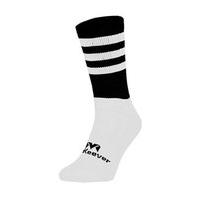 Mc Keever Pro Mid 3 Bar Socks - Youth - White Ankle/Black/White - UK 3-6