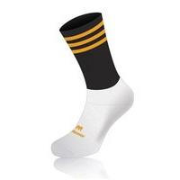 mc keever pro mid 3 bar socks youth white ankleblackamber