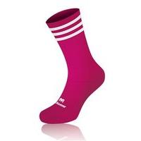 Mc Keever Pro Mid 3 Bar Socks - Youth - Pink/White