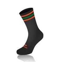 mc keever pro mid 3 bar socks youth blackorangegreen