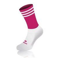 mc keever pro mid 3 bar socks youth white anklepinkwhite