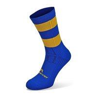 Mc Keever Pro Mid Hooped Socks - Youth - Royal/Gold