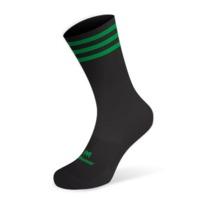 Mc Keever Pro Mid 3 Bar Socks - Youth - Black/Green