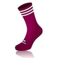 Mc Keever Pro Mid 3 Bar Socks - Youth - Maroon/White