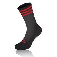 Mc Keever Pro Mid 3 Bar Socks - Youth - Black/Red